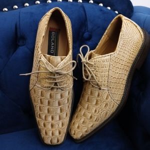 Men's Oxford Crock Dress Shoe by Bolano